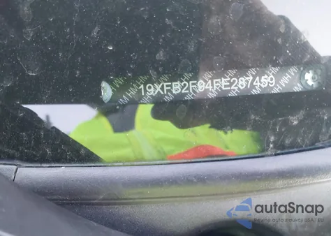 2015 Honda Civic Ex-L from USA, damaged, VIN 19XFB2F94FE287459